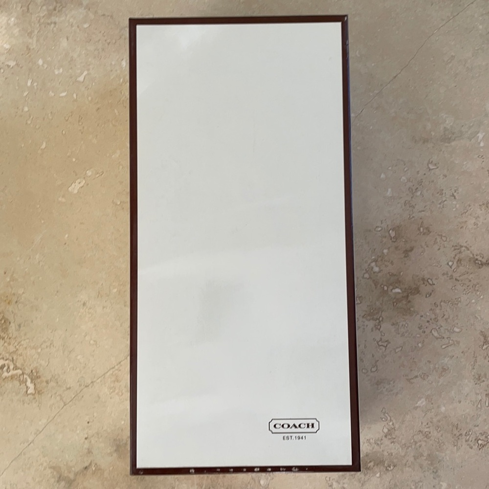 Coach EMPTY Shoe Authentic Gift Shoe White Box